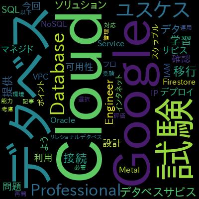 【2024年版】Google Cloud 認定 Professional Cloud Database Engineerで学習できる内容