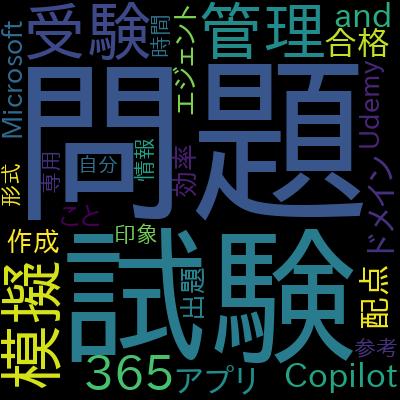 【認定資格練習問題集】AB-900 Microsoft 365 認定: Copilot およびエージェント管理の基礎で学習できる内容