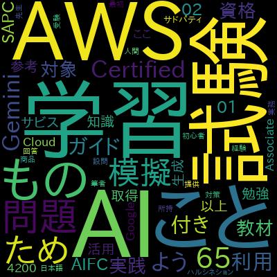 【AIF-C01】AWSトップ講師によるAWS認定AIプラクティショナー模擬試験問題集（4回分260問）で学習できる内容