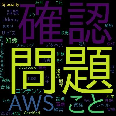 [NEW] Ultimate AWS Certified Database Specialty 2024で学習できる内容