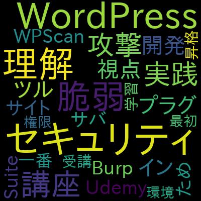 【サイバーセキュリティ 実践】Boot2Root CTFチャレンジで学ぶハッキングの手口とWordPressの堅牢化で学習できる内容