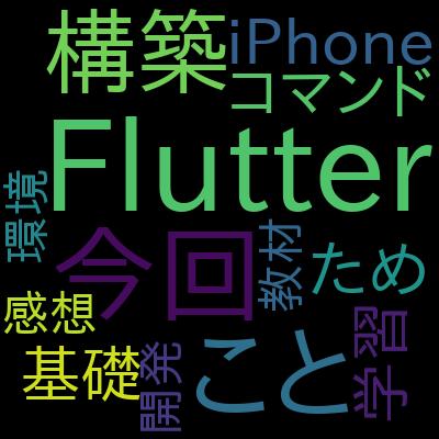 【Flutter】3日でできるFlutterアプリ開発入門【環境構築からUI作成まで】で学習できる内容