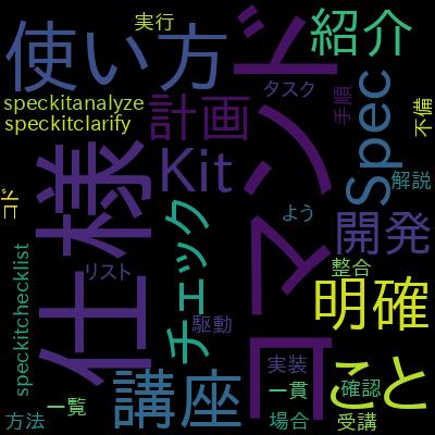 【GitHub公式OSS SpecKit】VSCodeで始める「仕様駆動開発」実践ガイドで学習できる内容