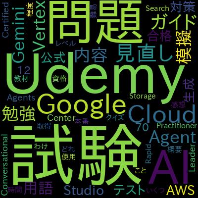 Google Cloud Generative AI Leader 用語問題＋対策テスト：2026年版で学習できる内容