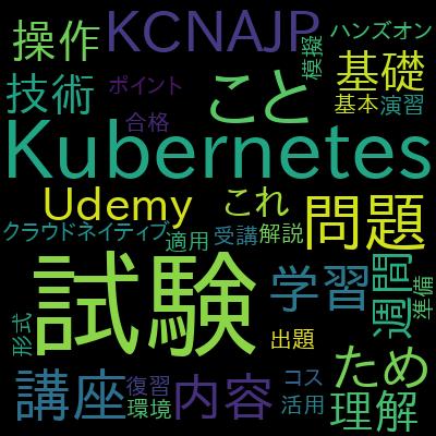 Kubernetes入門で学習できる内容