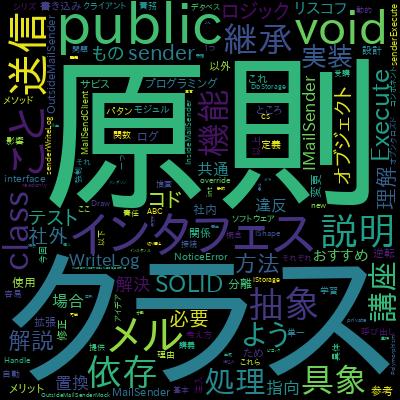 オブジェクト指向の原則３：依存関係逆転の原則とインタフェース分離の原則で学習できる内容