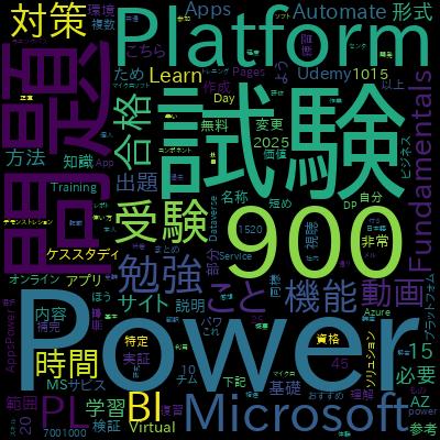 PL-900（Microsoft Power Platform 基礎） 模擬問題集※日本語版で学習できる内容